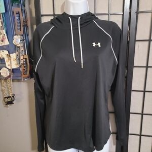UNDER ARMOUR logo hoody L
